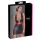 Cottelli Party - Striped Bodycon Dress (Black-Red)