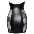 Noir - Lace-Up Mini Dress (Black) - M