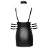 Cottelli Bondage - Shiny Halter Mini Dress (Black)