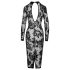 / Noir - Rosy Long-Sleeve Dress (Black) - L