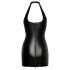 Noir - Special Lace-Up Mini Dress (Black)