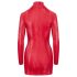 Cottelli - Snakeskin Pattern Mini Dress (Red) - M