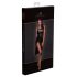Noir - Sleek Faux Leather Dress (Black)