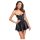 Noir Libido - Matte Mini Dress (Black)