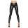 Noir - Long, Shiny Leggings (Black) - L