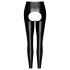 Noir - Glossy Open Black Leggings