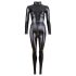 Cottelli - Shiny Long-Sleeve Party Overall (Black)