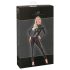Noir - Black Snake Print Long Jumpsuit - M