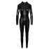 Noir - Black Snake Print Long Jumpsuit - M