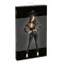 Noir - Black Jumpsuit with Lace Top - M