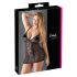 Cottelli Plus Size - Sheer Lace Nightgown (Black) - 2XL