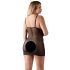 Cottelli Plus Size - Sheer Lace Nightgown (Black) - 3XL