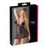 Cottelli Plus Size - Sheer Lace Nightgown (Black) - 4XL