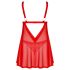 Obsessive Elianes - Lace Babydoll Set (Red)