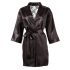 Cottelli - Satin-Lace Short Robe (Black)