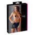Cottelli - Shiny Buckle Mini Skirt (Black) - M