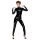 Noir - Zip-Up Black Long Sleeve Jumpsuit - L