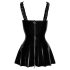 Noir - Ruffled Mini Dress (Black) - L