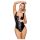LATEX - Full Zip Latex Bodysuit (Black)