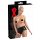 LATEX - Women's Panties with Condom Pocket (Black) - XL