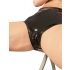 LATEX - Women's Panties with Condom Pocket (Black) - XL