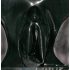 LATEX - Women's Panties with Condom Pocket (Black) - XL