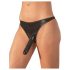LATEX - Black Strap-On with Dildo (S-L)