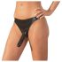 LATEX - Black Strap-On with Dildo (S-L)