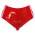 LATEX - Realistic Red Dildo Panties