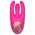 Mrow - Rechargeable 3-Prong Clitoral Vibrator (Pink)