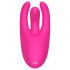 Mrow - Rechargeable 3-Prong Clitoral Vibrator (Pink)