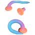 OgazR XXL Eel - Glow-in-the-Dark Anal Dildo - 47 cm (Pink)