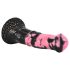 Bad Horse - Silicone Horse Dildo - 18cm (Black-Pink)