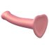 Strap-on-me Metallic Shine M - Skin-Friendly Dildo (Metallic Pink)