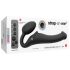 Strap-on-me M - Medium Strap-On Vibrator - Black