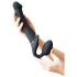 Strap-on-me M - Medium Strap-On Vibrator - Black