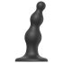 Strap-on-me Beads S - Black Beaded Suction Cup Dildo