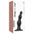 Strap-on-me Beads S - Black Beaded Suction Cup Dildo