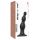 Strap-on-me Beads M - Black Suction Cup Beaded Dildo
