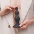 Strap-on-me Beads M - Black Suction Cup Beaded Dildo