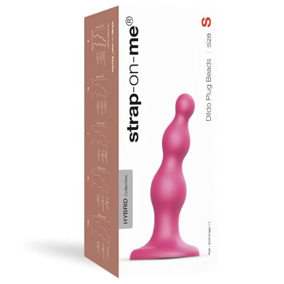 Strap-on-me Beads S - Pink Pearl Suction Cup Dildo