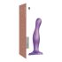 Curvy M Silicone Dildo with Suction Cup - Purple