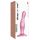 Strap-on-me Curvy M - Wavy Suction Cup Dildo (Pink)