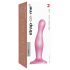 Strap-on-me Curvy M - Wavy Suction Cup Dildo (Pink)