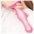 Strap-on-me Curvy M - Wavy Suction Cup Dildo (Pink)