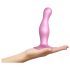 Strap-on-me Curvy M - Wavy Suction Cup Dildo (Pink)