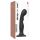 Strap-on-me P&G M - Curved, Suction Cup Dildo (Black)