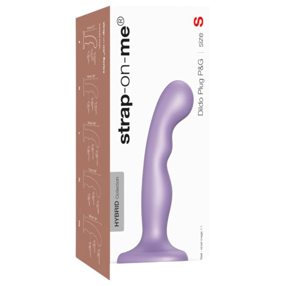 Strap-on-Me P&G S - Curved Suction Cup Dildo (Purple)