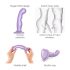 Strap-on-Me P&G S - Curved Suction Cup Dildo (Purple)