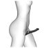 Strap-on-me M – Air Pulse Strap-On Vibrator (Black)